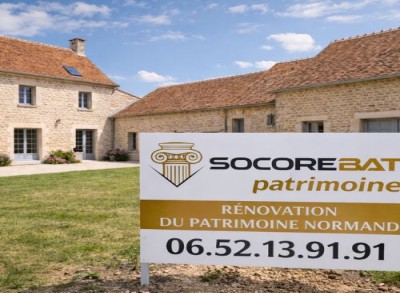 Pourquoi faire appel à SOCOREBAT-PATRIMOINE 14 pour la rénovation de façade en pierre à Cabourg